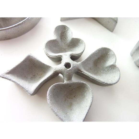 Vintage Pastry Aluminum Molds Baking Swedish Cookie Molds - Picture 2 of 5